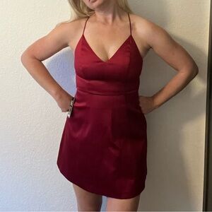 NWT express size 4 little red dress